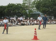 火災発生に伴う避難・防災訓練を実施　全校生徒を対象に災害時の事故防止を目指す