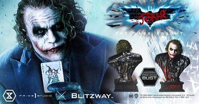 “Why so serious？”『THE DARK KNIGHT』ヒース・レジャー版“ジョーカー”が、装いも新たにバストモデルで登場！