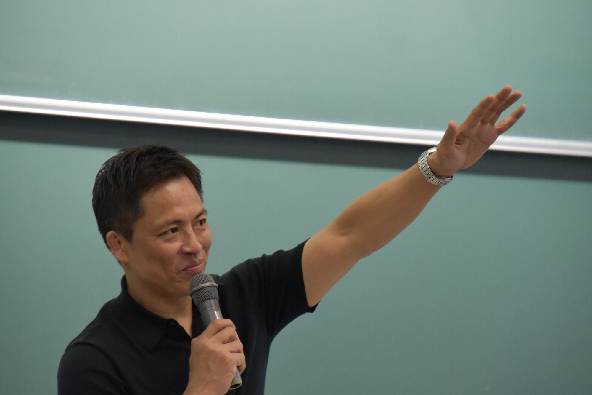 【名城大学】柔道五輪３連覇の野村忠宏・薬学部特任教授が今年度初めての講義