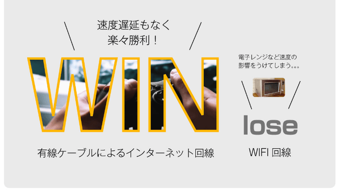 ゲームの速度遅延も最小限に