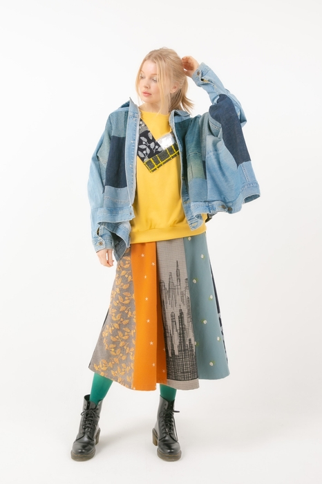 デニムリメイクジャケット