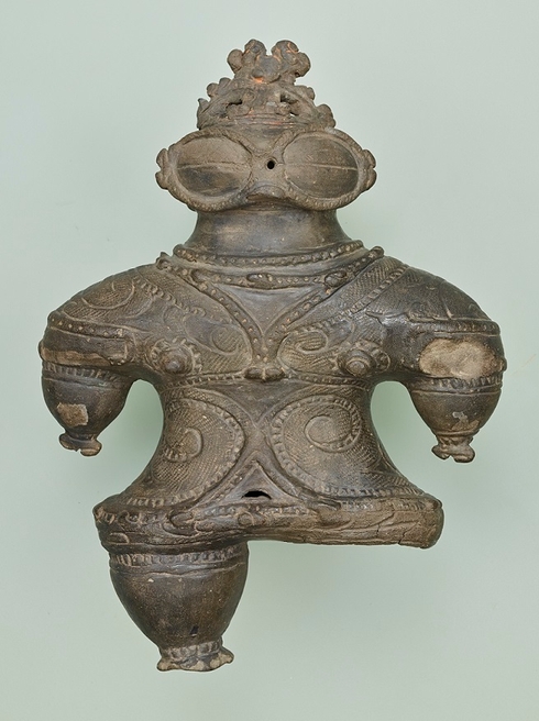 重要文化財 遮光器土偶 縄文時代(晩期)・前1000~前400年 青森県つがる市木造亀ヶ岡出土 東京国立博物館蔵