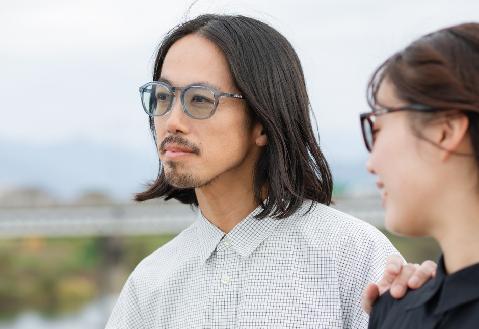 SLD-006 PALE BLUE／L.BL 着用