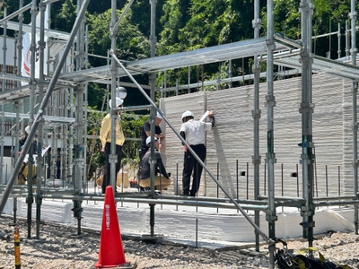 3Dプリンターを使用した基礎部分