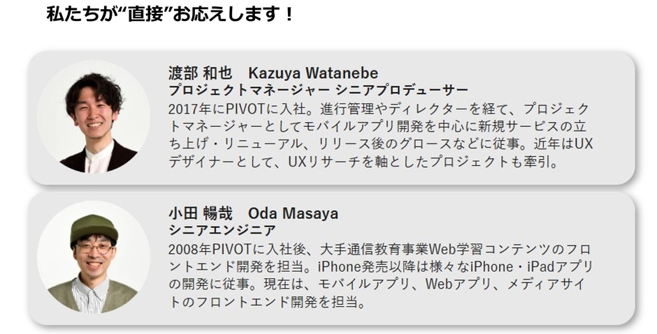 アプリ開発担当者