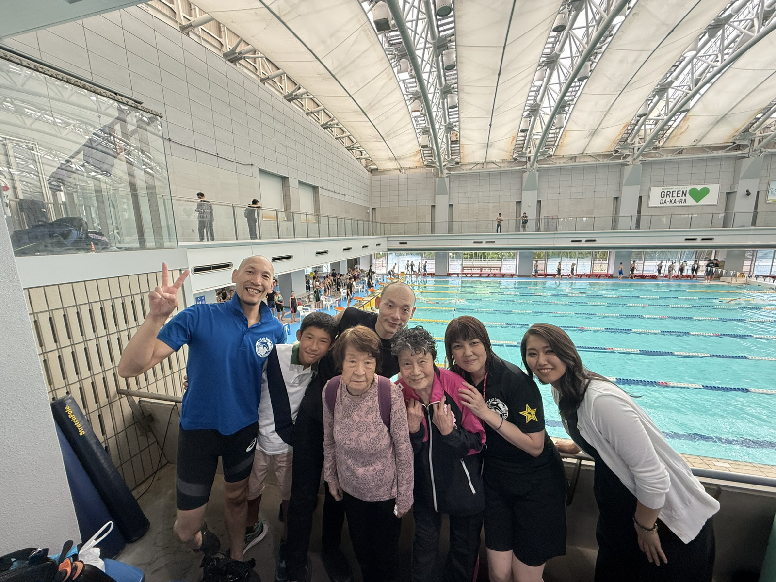 出場時の集合写真