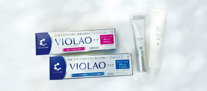 製品画像「クリニラボ　ＶＩＯＬＡＯ(ヴィオラオ)ケア」「クリニラボ　ＶＩＯＬＡＯ(ヴィオラオ)クリア」