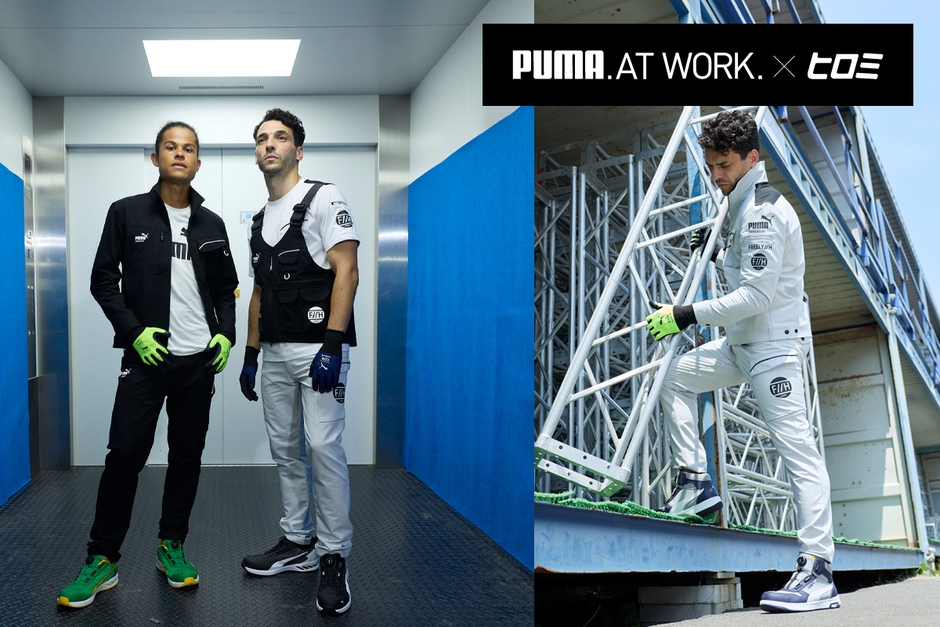 「ヒロミさん」×「PUMA.AT WORK.」コラボウェア　モデル着用画像1