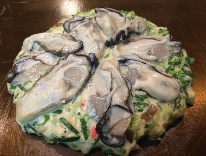 能登牡蠣のお好み焼き