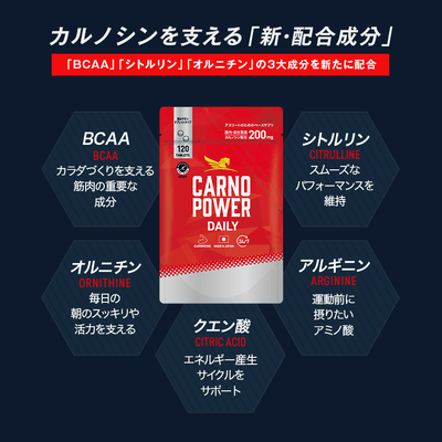 カルノシンを支える5大成分