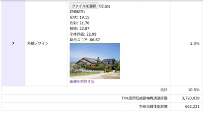 AI査定の評価画面2