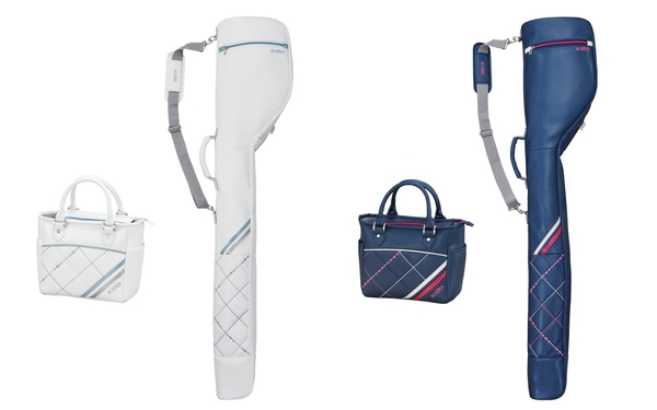 写真左から、ラウンドトートバッグ（GGB-X165WRP）、クラブケース（GGB-X165WC）