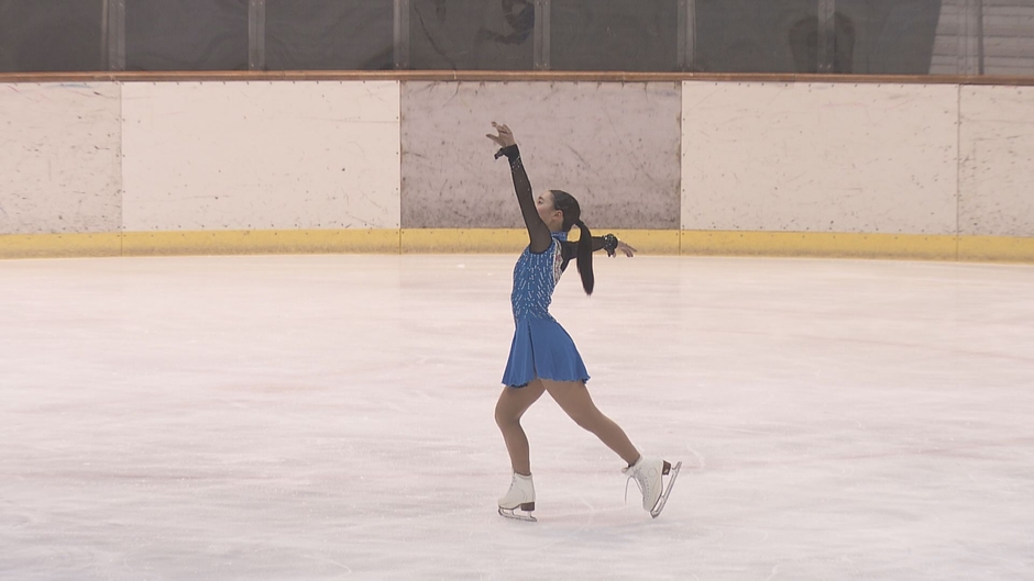 フィギュアスケーター　田村綾音さん（広島文化学園大・３年）