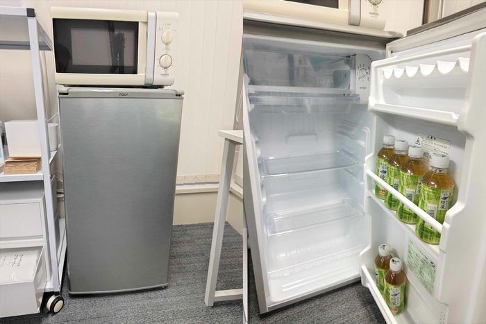 レンジと冷蔵庫