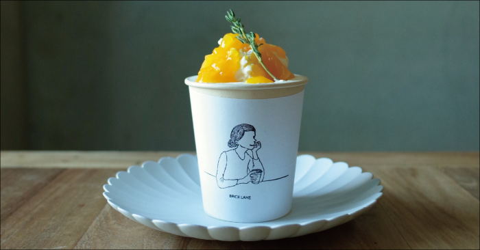 世田谷線カフェ『BRICK LANE』から「マンゴーとヨーグルトムースのケーキ」が8月限定で登場