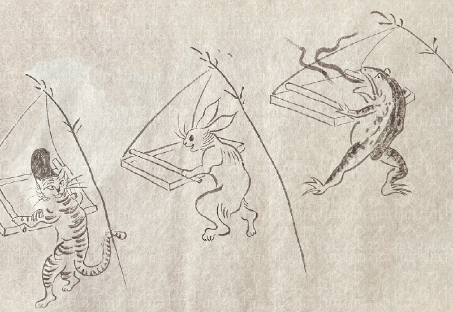 世界遺産 栂尾山 高山寺に、手漉き和紙絵巻『鳥獣戯画～手漉き和紙ができるまで～』奉納