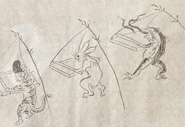 世界遺産 栂尾山 高山寺に、手漉き和紙絵巻『鳥獣戯画～手漉き和紙ができるまで～』奉納