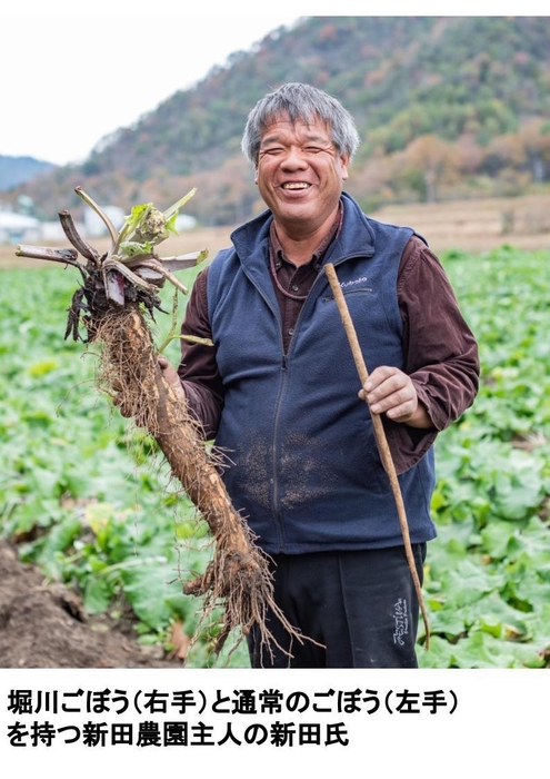 堀川ごぼう生産農家:新田氏
