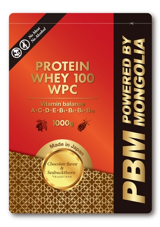 PBM ホエイプロテイン100(チョコレート&シーバックソーン)