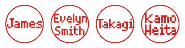 左から、James / Evelyn Smith / Takagi / Kamo Heita
