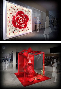 (上)Red Rose Wall (下)Red Rose Dress