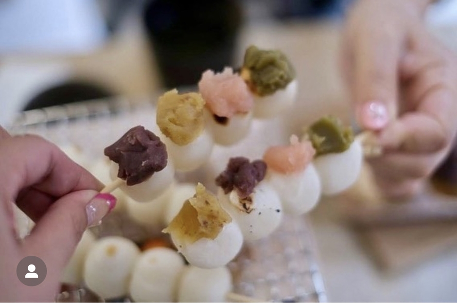 縁結び団子 完成例