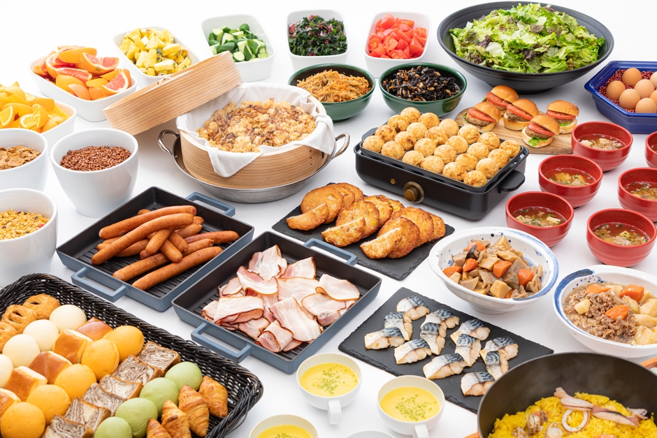 朝食ビュッフェ(イメージ)