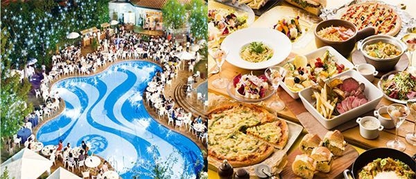 千里阪急ホテル プールサイドビアガーデン イメージ