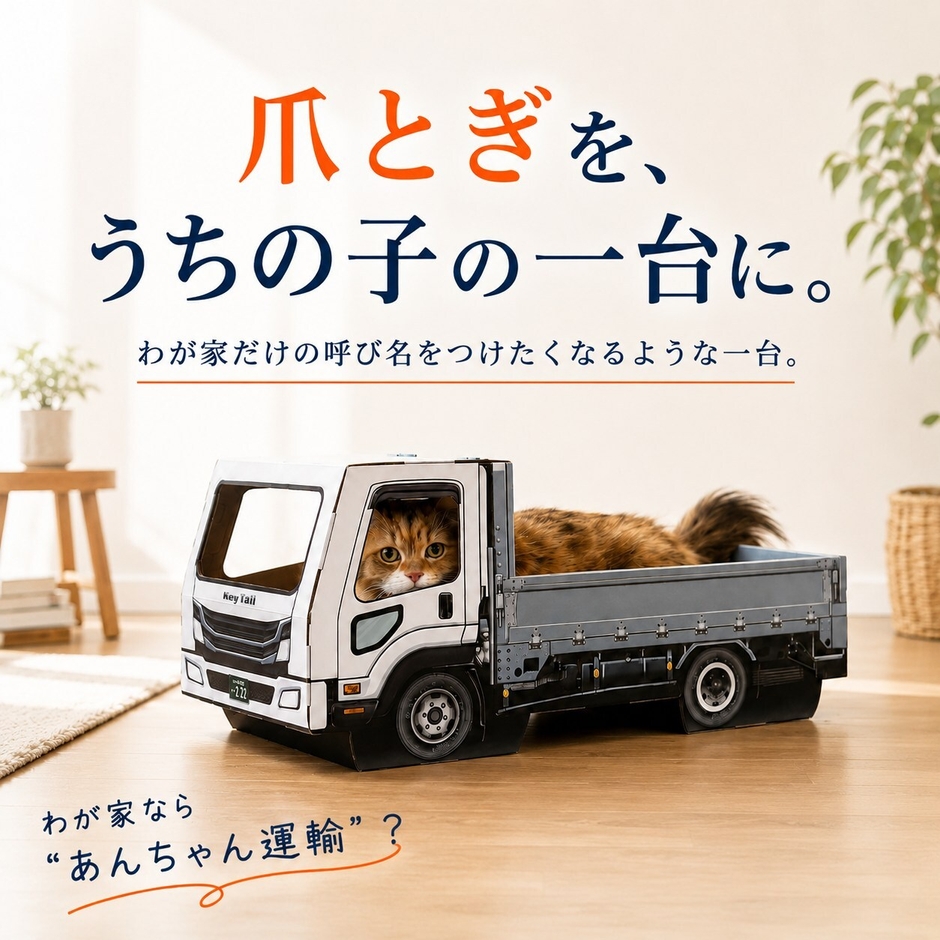 運転席から顔をのぞかせる姿。わが家だけの呼び名をつけたくなる一台に