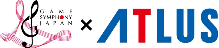 GAME SYMPHONY JAPAN × ATLUS ロゴ