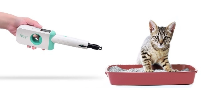 家庭で簡単にネコちゃんの尿検査ができる測定器 「PetEye1」を5月19日に販売開始