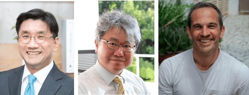 Young Chang Joo 氏、須田 淳 氏、Janusz Bogdanowicz 氏