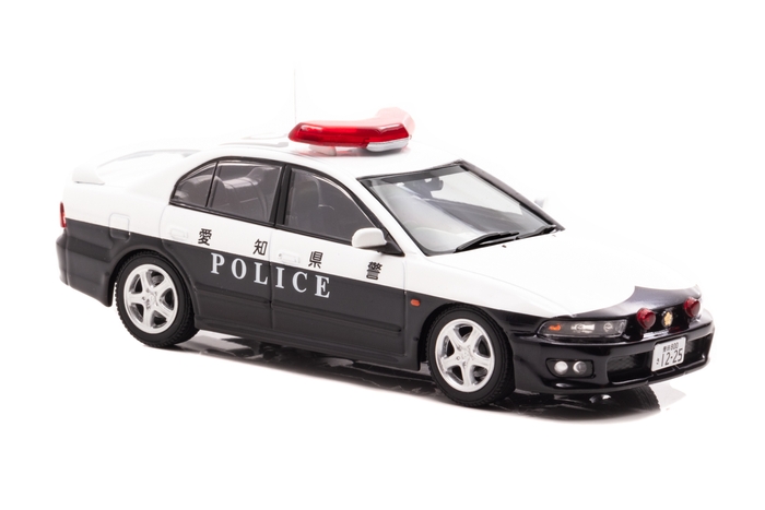 右前:1/43 三菱 ギャラン VR-4 (EC5A) 2007 愛知県警察所轄署交通課車両 (足51)