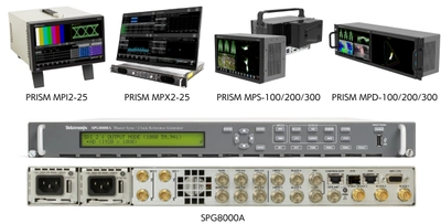 Telestream社 SDI／IP・4K／8K対応波形モニタ「PRISM」 BB／PTPハイブリッド放送システム対応 シンクジェネレータ「SPG8000A」取り扱いを開始