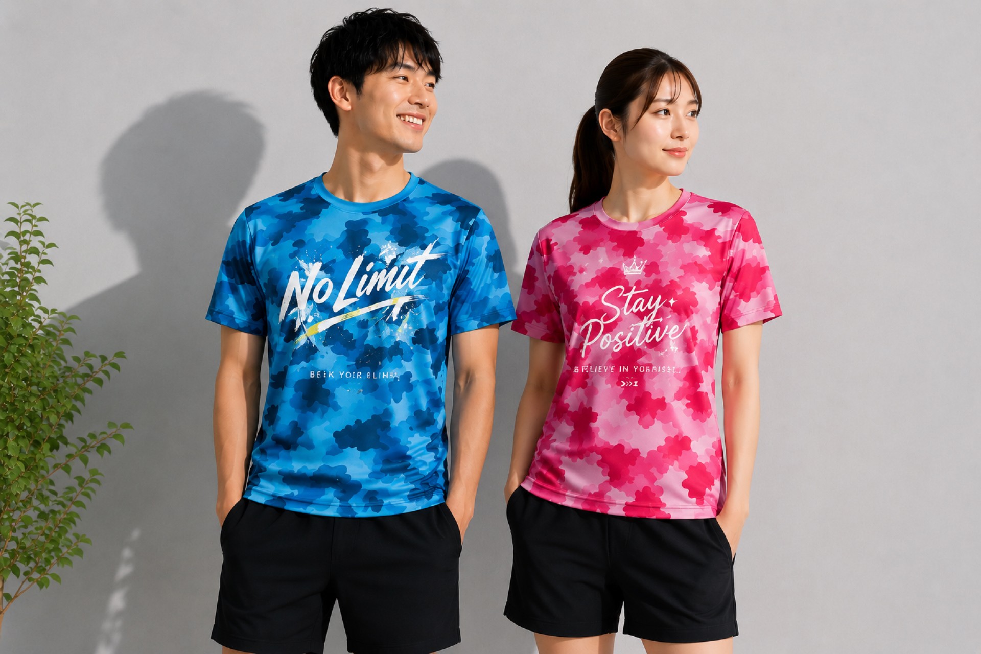 写真・名入れも自由に作れる「ドライTシャツ」に迷彩柄の新カラー5色が登場!7月6日より販売開始