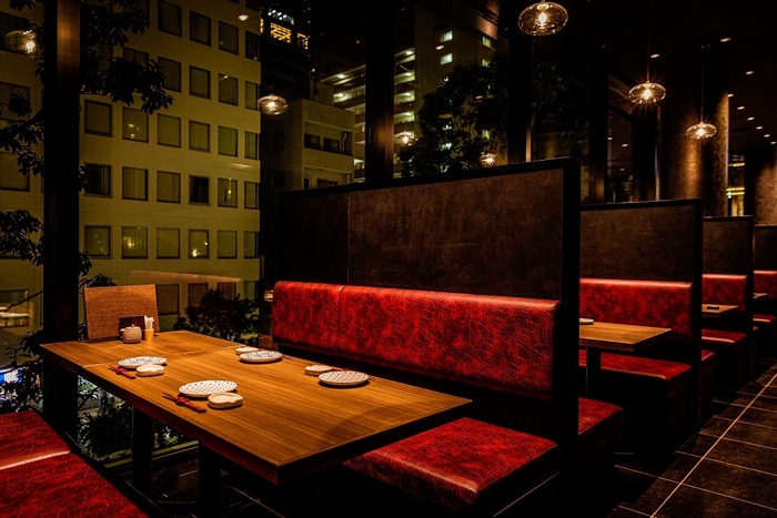 店内ボックス席