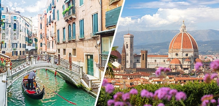目玉商品:ベネチア&フィレンツェ&ローマ 7日間