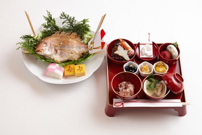 お食い初め料理の盛り付けイメージ