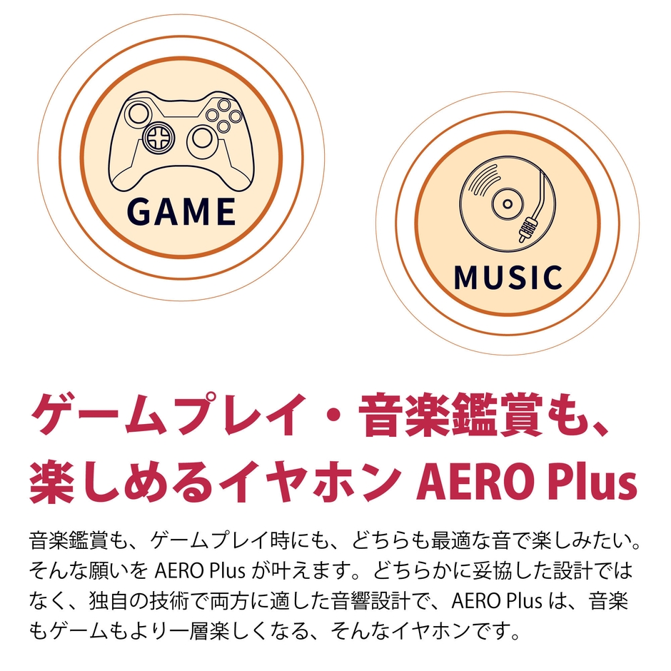 ゲームにも音楽にも適した音響設計