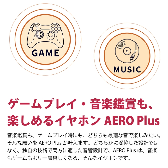 ゲームにも音楽にも適した音響設計