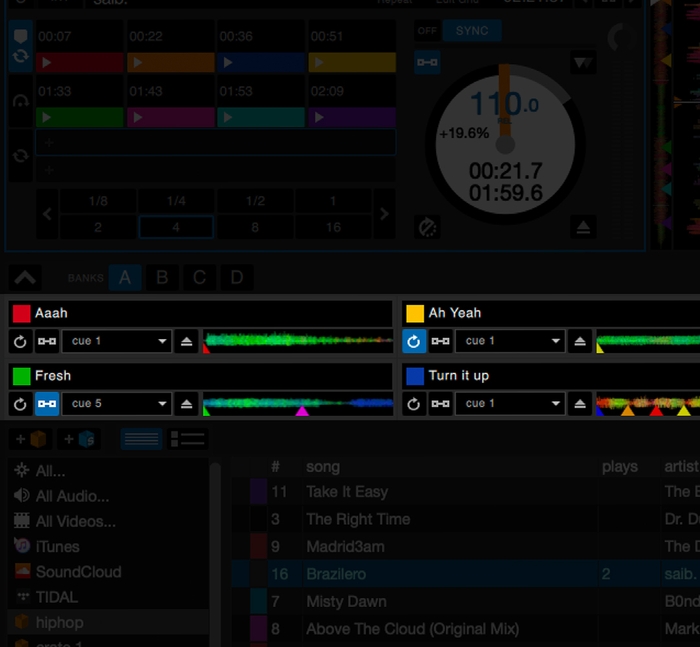 独自のサウンドに素早くアクセスできるSerato DJ ProのSCRATCH BANK機能
