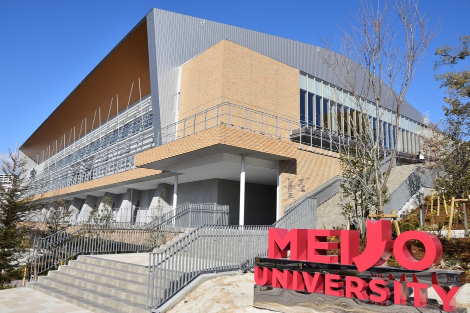 完成した「名城大学開学100周年記念アリーナ」(LIONS ARENA)