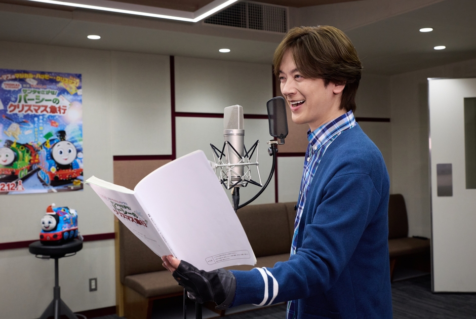 DAIGOさんアフレコの様子