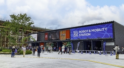 図1 ロボット&モビリティステーション全景