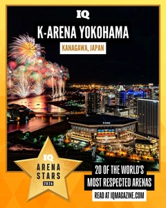 「Ｋアリーナ横浜」が英国音楽業界誌『IQ Magazine』の 「Arena Stars 2026」に選出