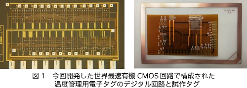 世界最速有機CMOS回路で フレキシブル温度センサの多ビット化を実現