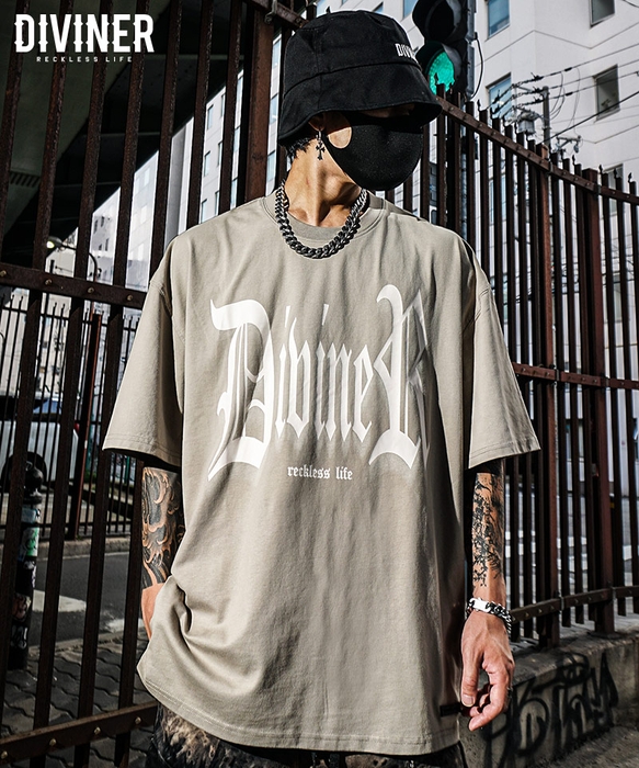 Blur Logo Big TEE(ケミカルグレー)