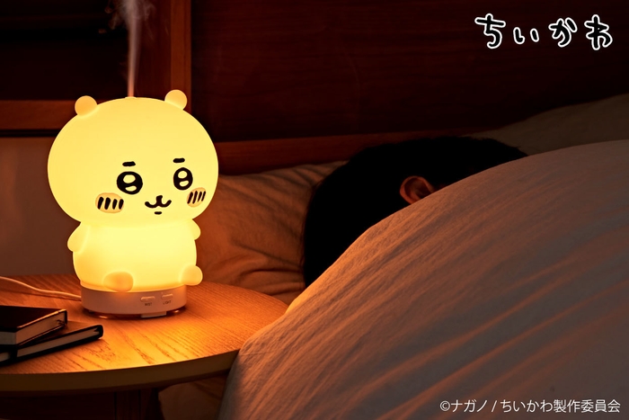 ちいかわ ルームライト加湿器 使用イメージ(6)