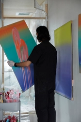 「静寂を染める色彩」仙石原古今、京森康平が全館を彩る 宿泊者限定アートイベント開催