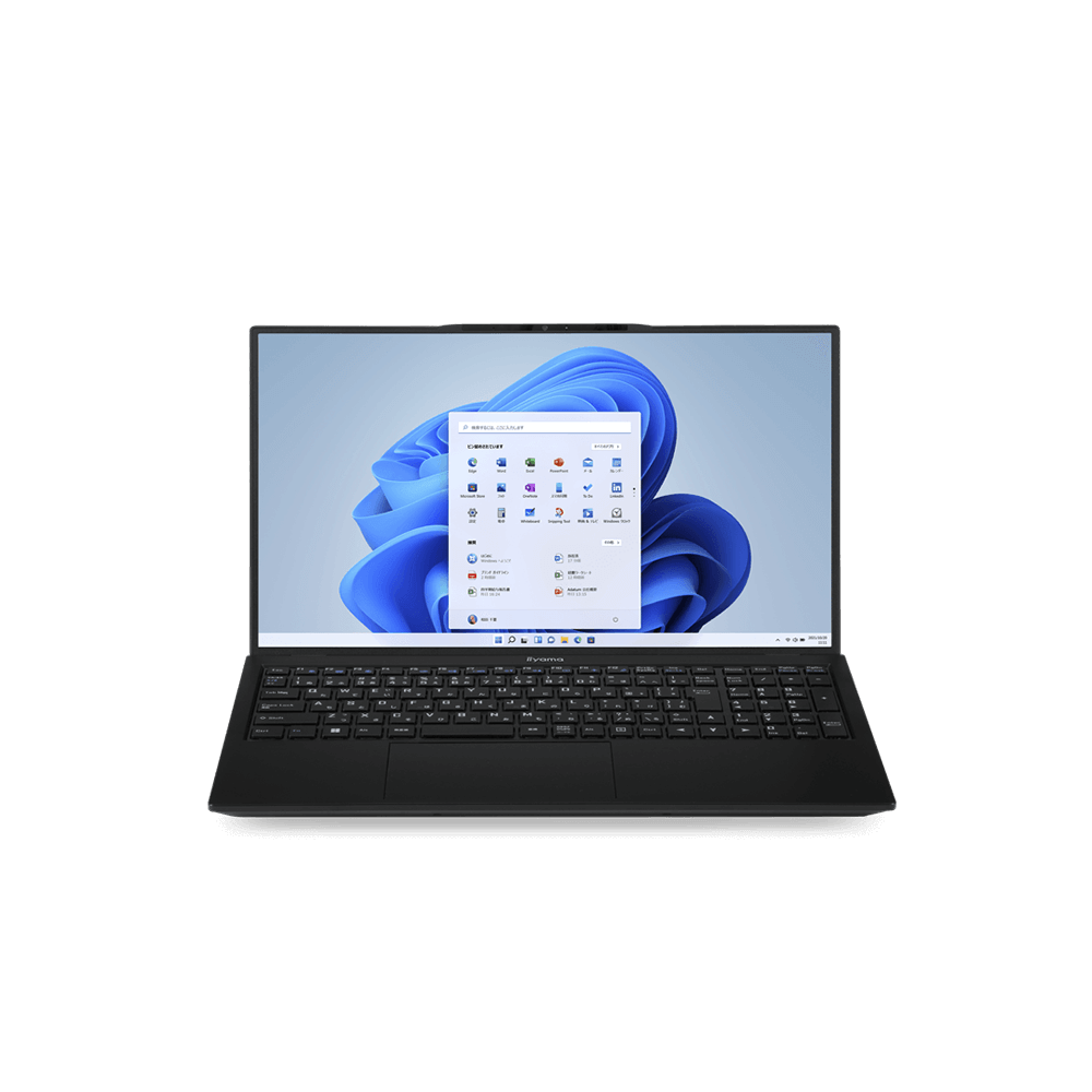 iiyama PCより、第12世代インテル® Core™ プロセッサー搭載スリムベゼルデザイン15型コンパクトノートパソコン発売